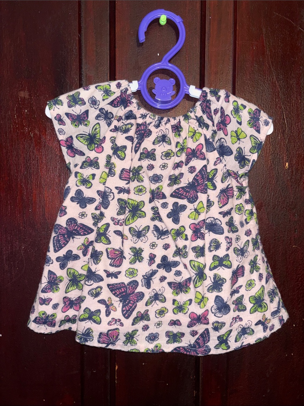 GAP Pink Butterfly Print Top